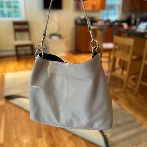 Pink fossil hobo bag